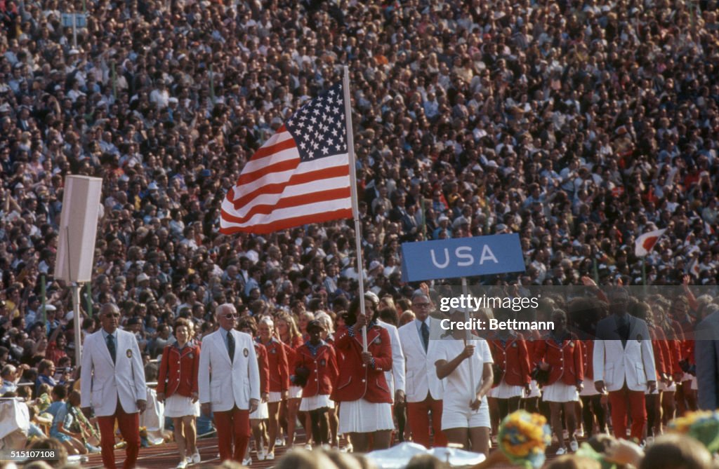 U.S. Team During Opening Ceremonies