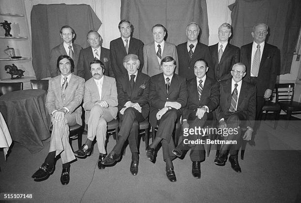 In alphabetical order are listed the new owners of the New York Yankees as announced Wednesday noon, January 10, 1973 at a media conference at the...