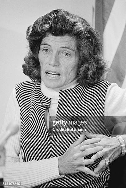 An Uphill Fight. Washington: Mrs. Eunice Kennedy Shriver, accustomed to being on the winning team in elections, seems openly discouraged by her...