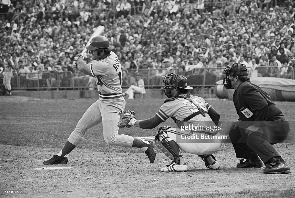 Confrontation Between Pete Rose and Gene Tenace