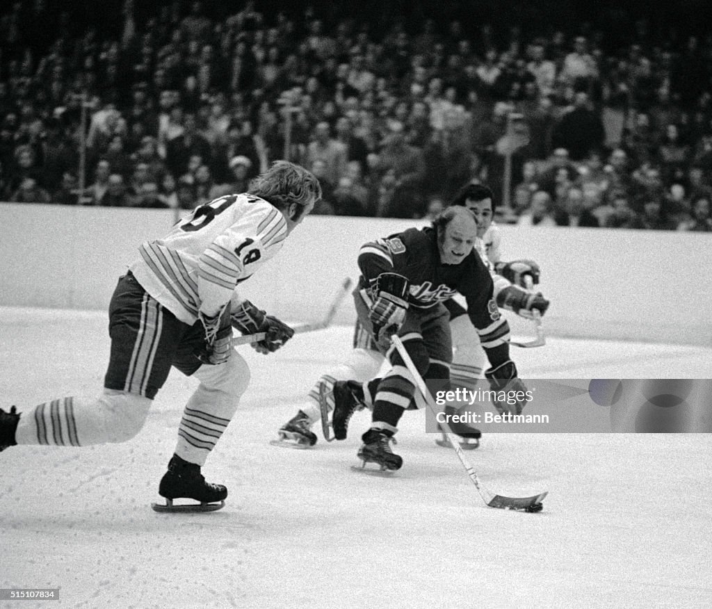 Bobby Hull in Hockey Action