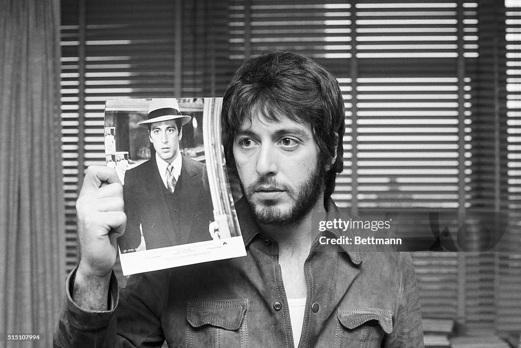 Al Pacino Holding Photo of Himself