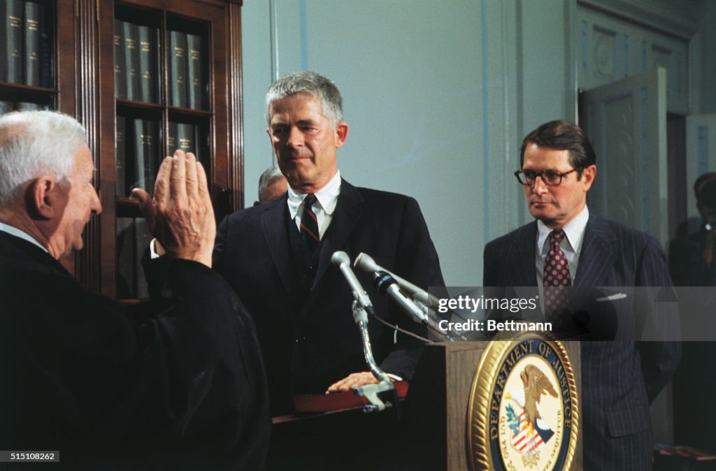 Archibald Cox Sworn in as Watergate Special Prosecutor