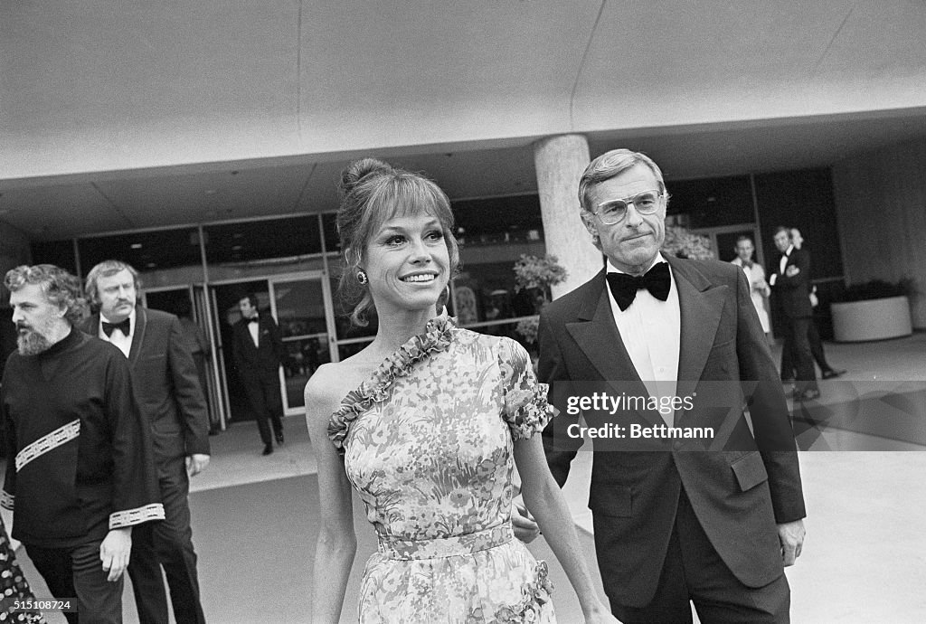 Portrait of Mary Tyler Moore and Grant Tinker