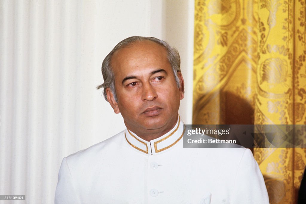 Pakistani Prime Minister Zulkifar Ali Bhutto