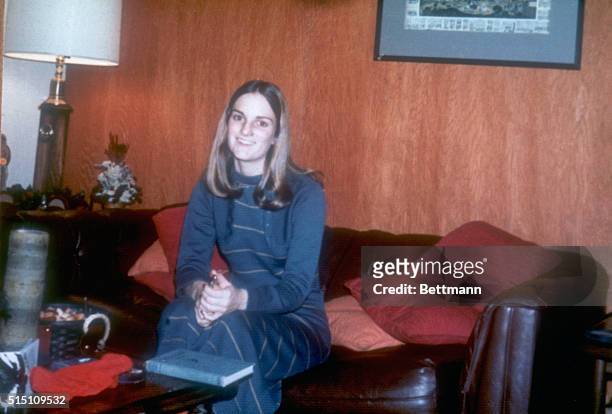 Undated portrait of heiress Patricia Hearst as a 19-year-old University of California student. The photo was taken shortly before her kidnapping by...