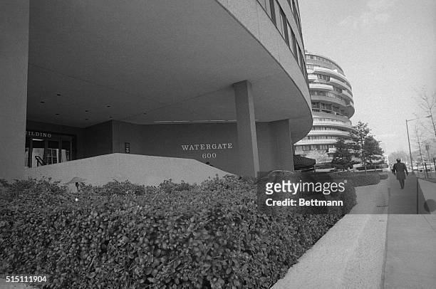 The Watergate complex, as seen from the Kennedy Center. This was the site of the illegal activities that led to the historical impeachment and...