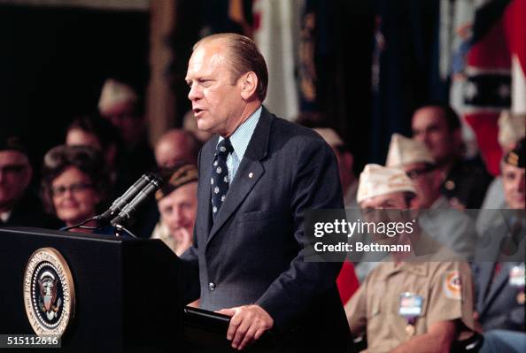 President Ford Making a Speech