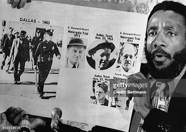 Comedian and political activist Dick Gregory told a news conference that he had evidence involving the CIA in possible illegal activity surrounding...