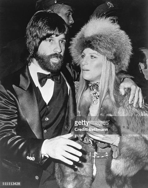 Barbra and Friend. New York: Barbra Streisand and Jon Peters, Beverly Hills hairdresser who has been Barbra's constant companion for about the last...