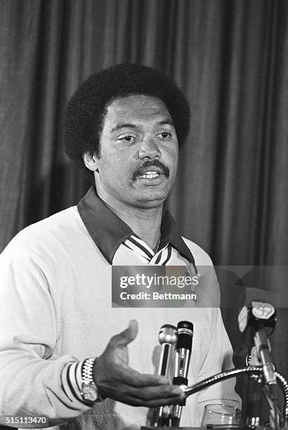 All-Star superstar outfielder Reggie Jackson of the Oakland A's smashes the ball in a game against the Los Angeles Dodgers in the World Series.