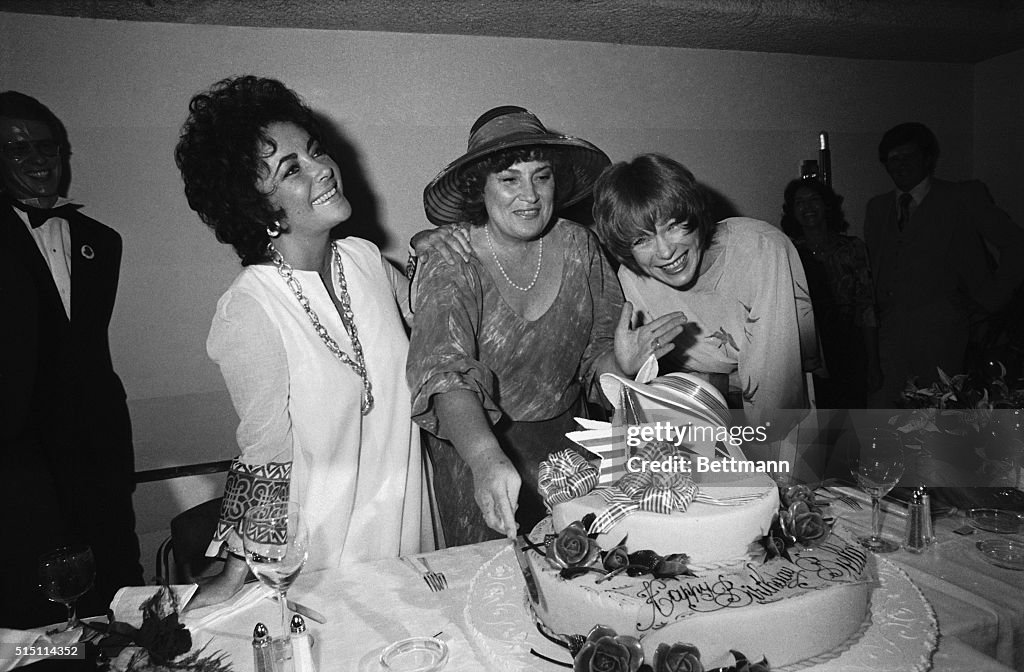 Bella Abzug at Party with Actresses