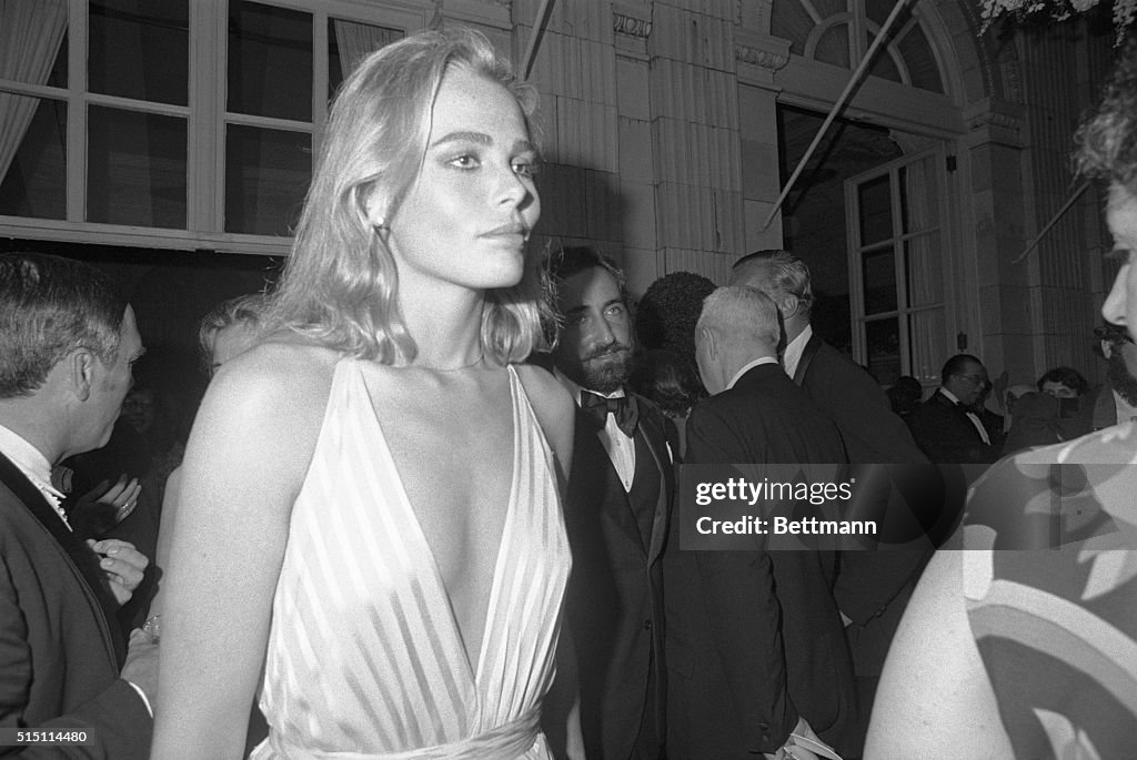 Actress Margaux Hemingway at Newport Party