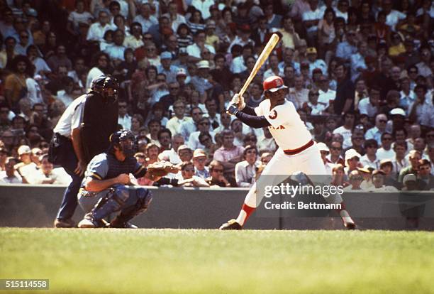 Jim Rice of the Boston Red Sox batting against the Milwaukee Brewers at Fenway Park.