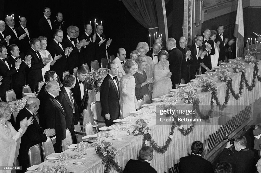 Edward Kennedy and Others at Formal Dinner