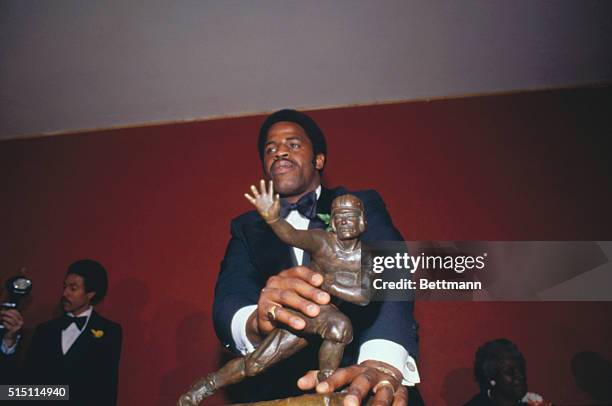 Earl Campbell, the 43rd winner of the Heisman Trophy, led the nation in rushing and scoring as Texas won all of its 11 games for the only perfect...