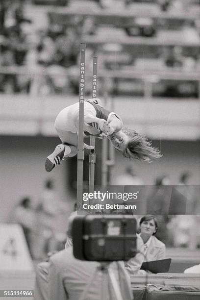 East Germany's Rosemarie Ackermann.