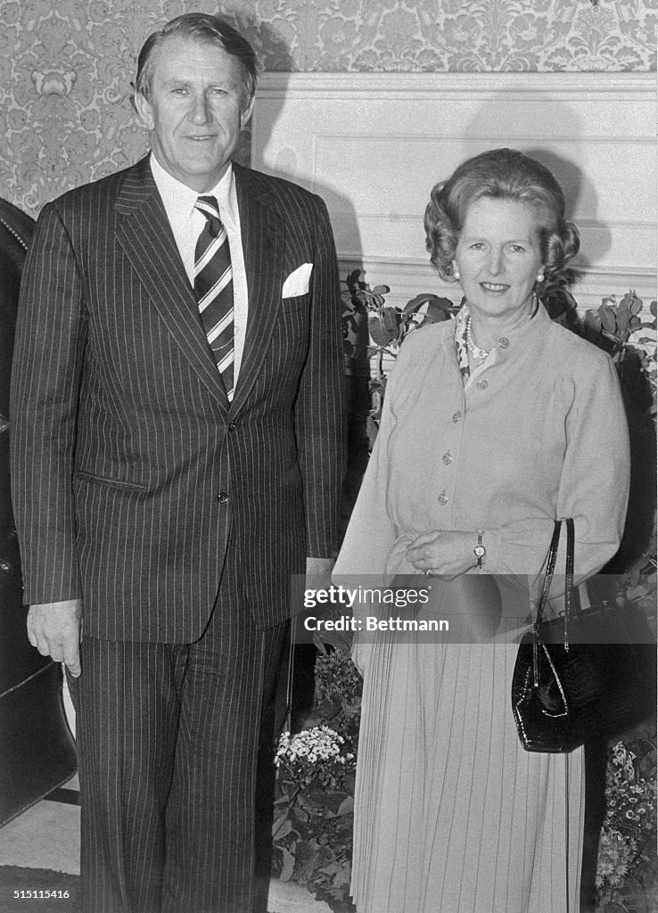 Margaret Thatcher and Malcolm Fraser