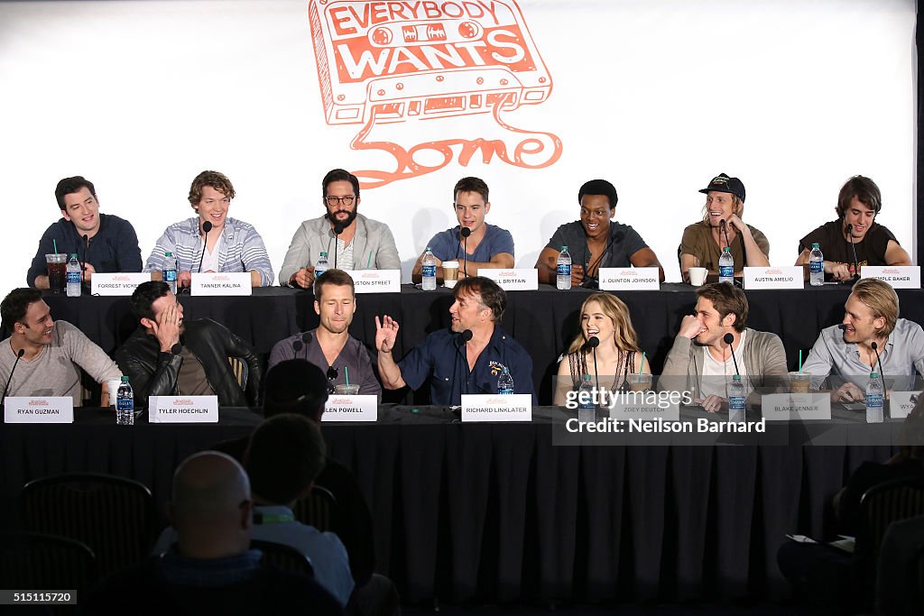 "Everybody Wants Some" Press Conference - 2016 SXSW Music, Film + Interactive Festival