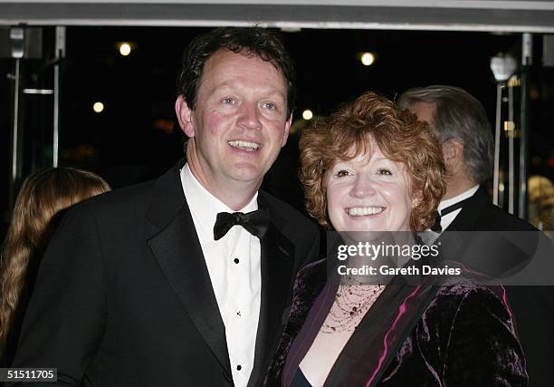 Actor Kevin Whately and his wife Madelaine Newton arrive at the opening gala for "The Times BFI London Film Festival" and the World Premiere of "Vera...