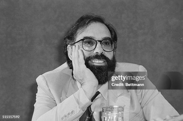 New York: Film director Francis Ford Coppola meets reporters at a press conference here late 8/10 following the press screening of his new film...