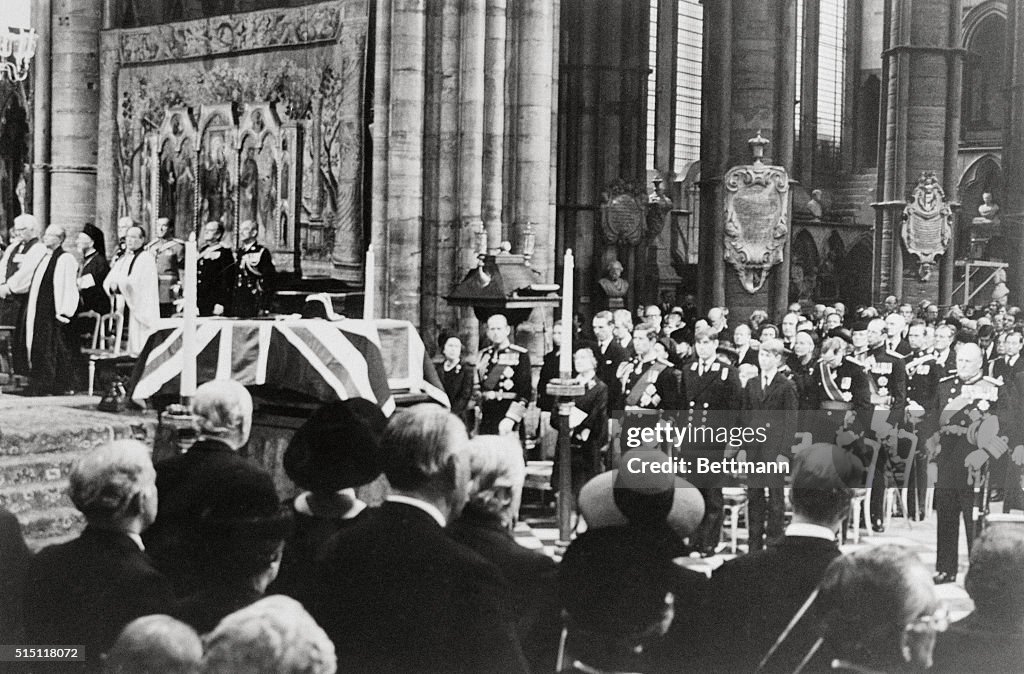 British Royal Family at Funeral