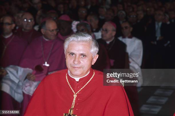 Cardinal Joseph Ratzinger of West Germany.