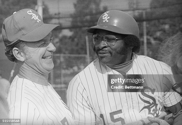 Sarasota, Fla.: Chicago White Sox manager Chuck Tanner is indeed happy as his star slugger Dick Allen hustled through an hour and half workout....