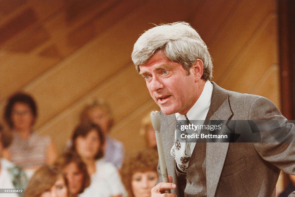 Phil Donahue Hosting Talk Show