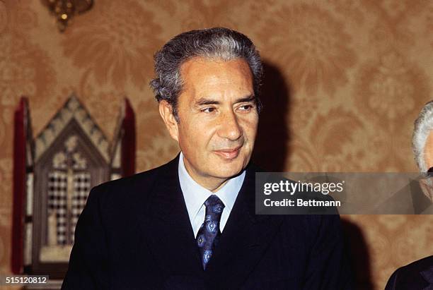 Rome: Former Premier Aldo Moro file photo Italy's most influential politician , was savagely kidnapped here and his five bodyguards shot to death by...