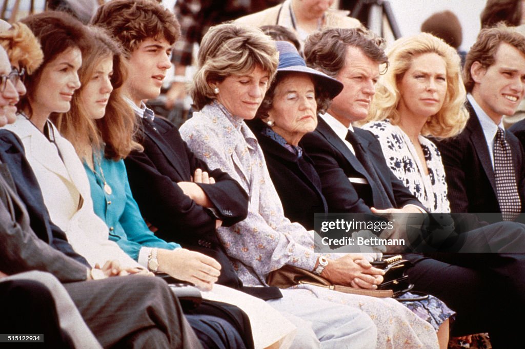 Jacqueline Kennedy Onassis Family Members at Dedication