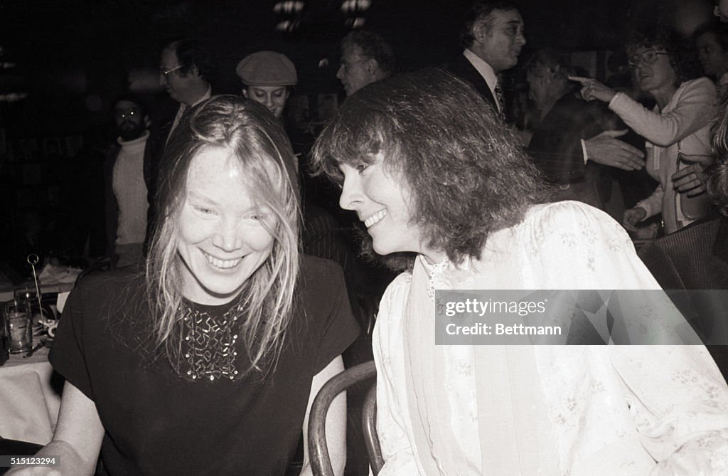 Actresses Sissy Spacek and Diane Keaton