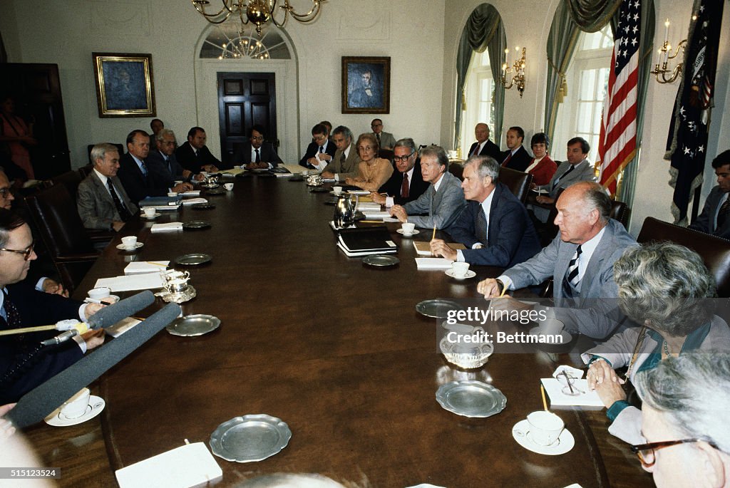 President Carter's First Cabinet Meeting