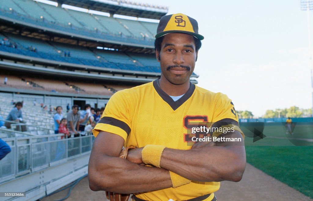 San Diego Padres All-Star Outfielder Dave Winfield
