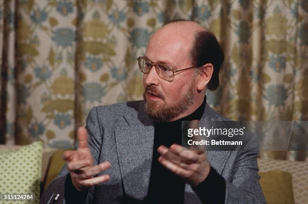 London: Hollywood composer and conductor, John Williams, born in New York in 1932, seen at 1/10 London press conference after being named as the new...