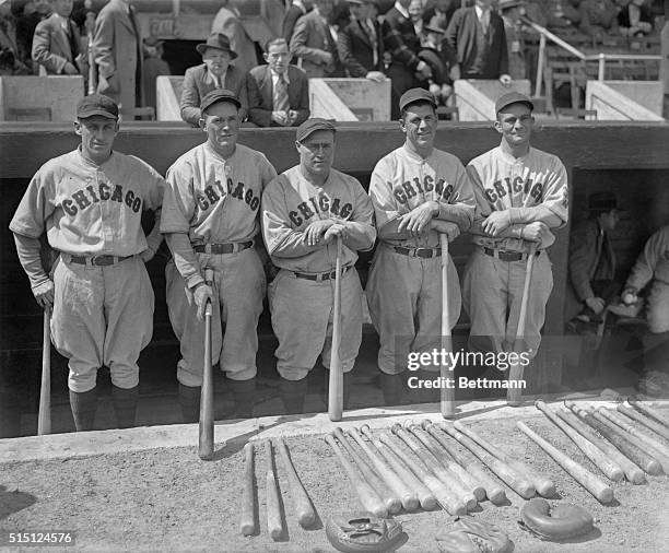 Their bats are the reason for Chicago's favorable position in the National League and incidentally are proving to be the downfall for the New York...