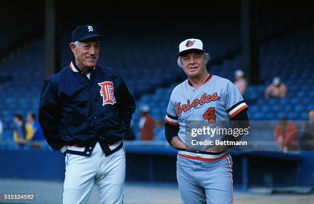 The happy man in this recent photo is Earl Weaver, the manager of the American League pennant winning Baltimore Orioles. His spirits may have been...