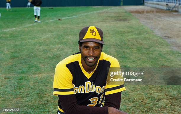 Dave Winfield, San Diego Padres outfielder.