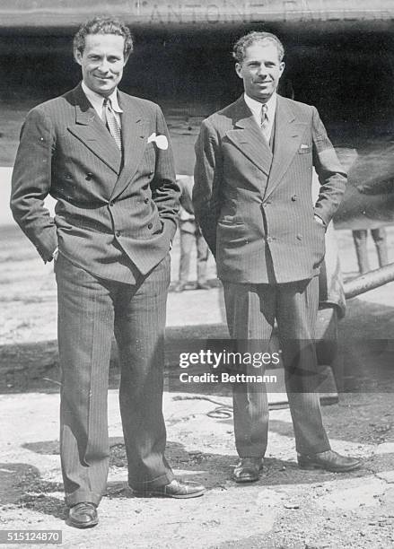 In a few days a determined assault on the long distance flight record will be made by a quartet of crack French fliers, Jean Mermoz, , and Louis...