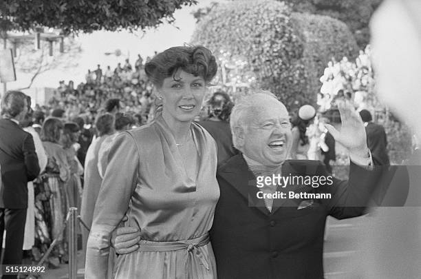 Hollywood, Los Angeles, California: Actor Mickey Rooney, a sentimental favorite to win an Oscar in the supporting role category for his role in The...