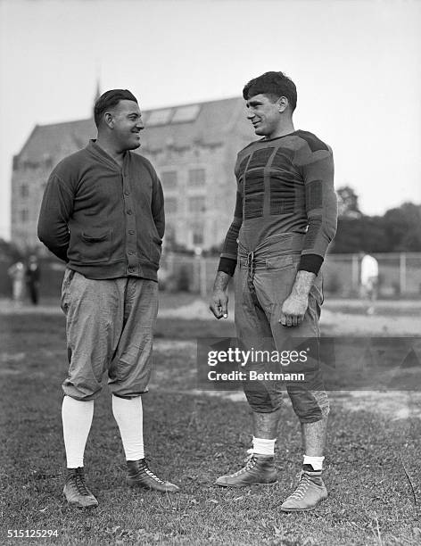 Boston College Gridders Practice. Under the direction of Coach Joe McKenney, candidates for the football team of Boston College, reported for...