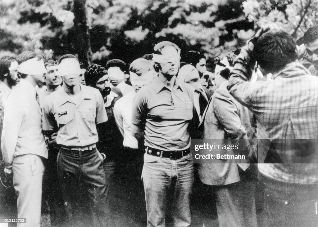 Iranians Marching Hostages
