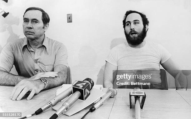 David Berkowitz , the convicted "Son of Sam" killer, addresses the media after calling a news conference at the Attica Correctional Facility. Minutes...