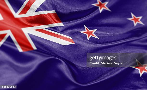 new zealand flag - new zealand flag stock pictures, royalty-free photos & images