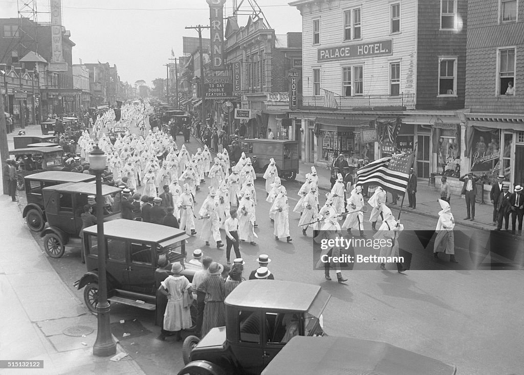 Klansmen Parading