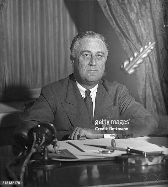 Franklin Delano Roosevelt , 32nd President of the United States.