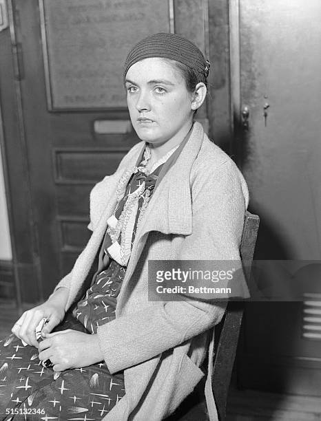 Scottsboro"Victim" Questioned. Miss Ruby Bates, one of the "victims" in the Scottsboro Negro case who disappeared after testifying that she had not...