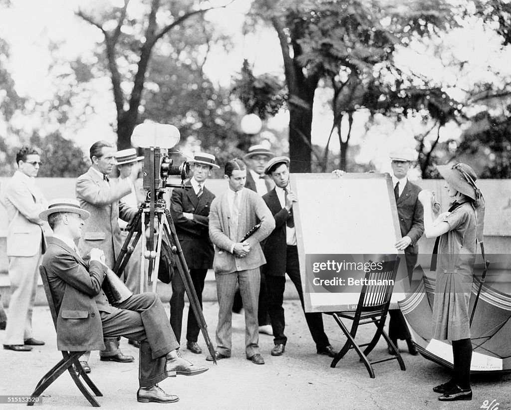 D.W. Griffith Directing That Royal Girl