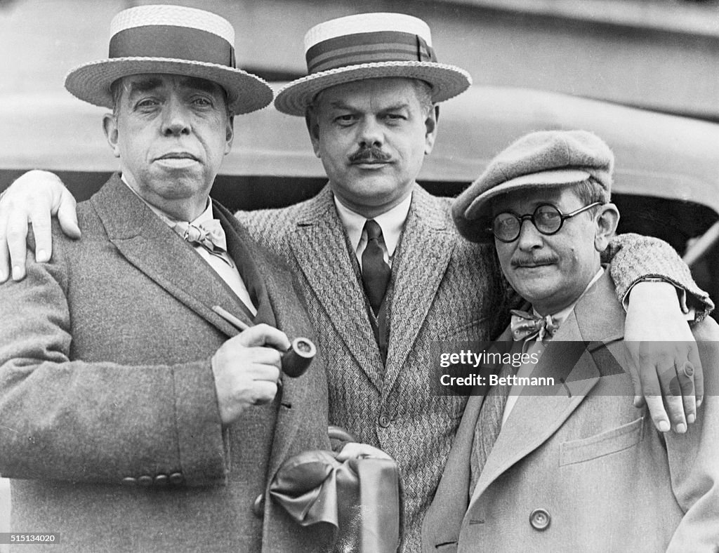 Literature Notables Posing Together