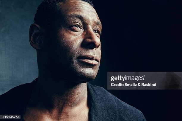 Actor David Harewood is photographed in the Getty Images SXSW Portrait Studio powered by Samsung at the Samsung Studio on March 12, 2016 in Austin,...